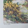 Limited edition lithograph La Petite Maison by Marcel Belvisi 277/390 Image 2