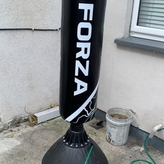 Boxing bag with Adidas Gloves
