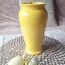 Beautiful yellow ceramic vase Image 2