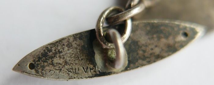 Vintage Sterling Silver Enamel Inverness Scotland Travel Shield Crest 3,8g