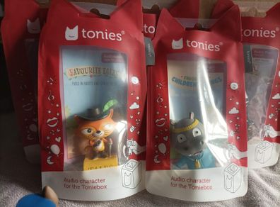 Selection of unopened and opened Tonies