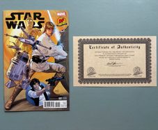 Star Wars Dynamic Forces 001 Variant - Marvel Comic Book with Cerificate