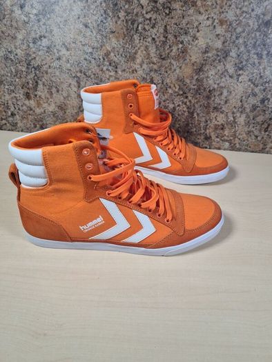 Hummel HI TOP trainers Orange Karma Size UK 7 EU 41 unisex