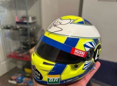 Lando Norris Signed 1/2 McLaren Helmet