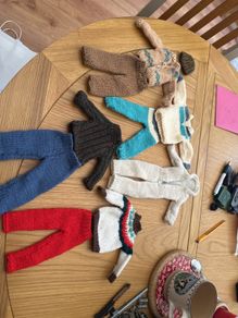 Action Man hand knitted clothes