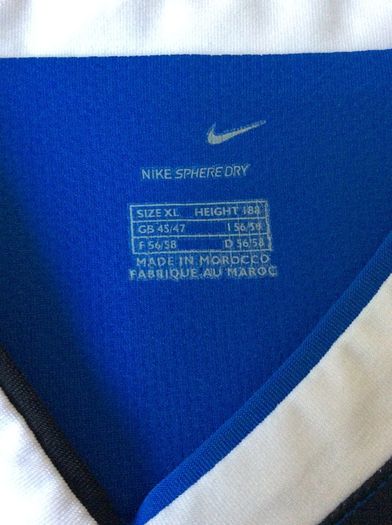 Inter Milan Jersey. Season 2006/2007. Official Nike Home Jersey. Authentic Original From 2006. Not A Modern Day Remake.