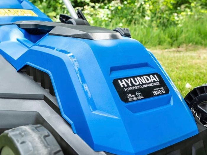 1600W 230V Corded Electric Rotary Lawnmower With Rear Roller, 38cm Cutting Width, Mulching, 30L Grass Box, 5 Cutting Heights, 10M Power Cable (FREE POSTAGE)