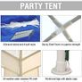 Heavy Duty Garden Canopy Gazebo 2.7m x 2.7m Image 3