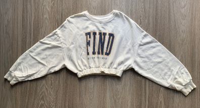 Ladies Bershka Crop Jumper: Medium - Or Free With Any Purchase