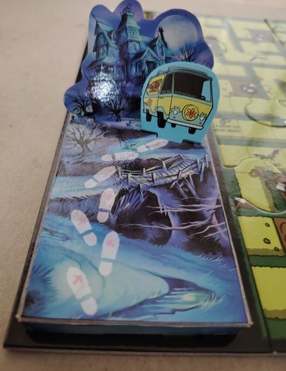 Scooby-Doo Maze of Mayhem 2007 & Monopoly Junior 2001 Board Game Bundle COMPLETE