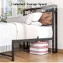 3ft Single Bed Frame with Storage Headboard,Single Beds Image 7