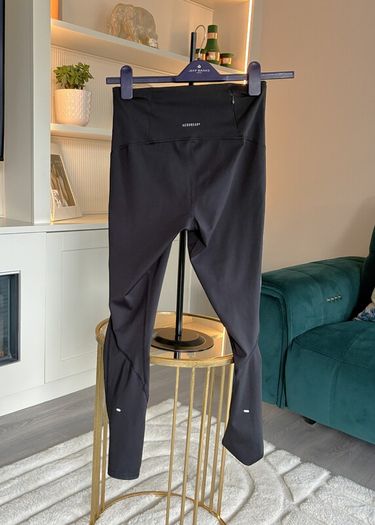 Ladies Black Adidas 7/8 Running Leggings