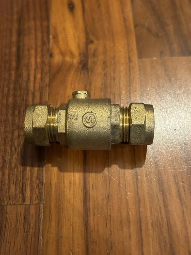 double check valve non-return valve 15mm
