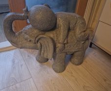 stone elephant ornament