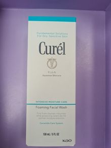 Curel Foaming Facial Wash 150ml for Dry, Sensitive Skin