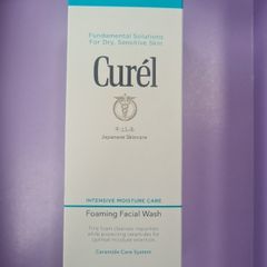 Curel Foaming Facial Wash 150ml for Dry, Sensitive Skin