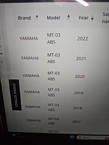 2022 Yamaha mt 03 front disc