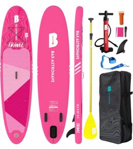10ft611ft Paddle Boards For Adults/Paddle Board With Kayak Seat Premium Durable Complete Inflatable Paddle Boards Accessories Hand Pump Adjustable Paddle Waterproof Carry Bag Leash AVAILABLE IN PINK OR ORANGE (FREE POSTAGE)