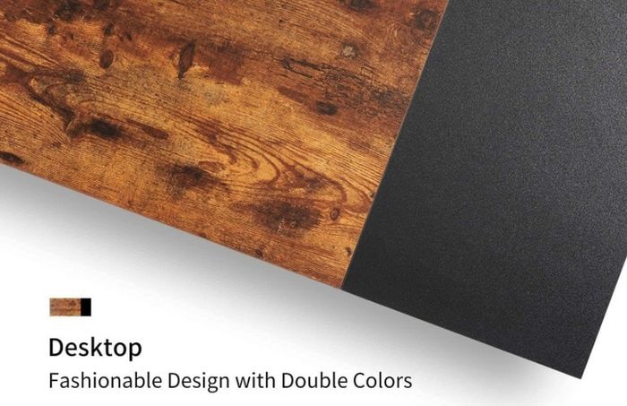 Computer Desk, Office Work Desk for student and worker, Writing Desk with drawer and Headphone Hook, Laptop Table with shelves, Modern Style Desks for Bedroom, Home 100x50x75cm (FREE POSTAGE)