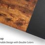 Computer Desk, Office Work Desk for student and worker, Writing Desk with drawer and Headphone Hook, Laptop Table with shelves, Modern Style Desks for Bedroom, Home 100x50x75cm (FREE POSTAGE) Image 4