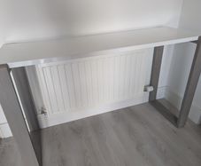 Side table, white gloss