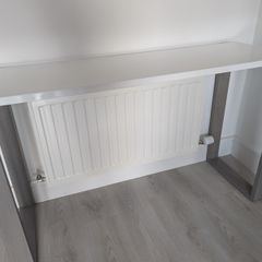 Side table, white gloss