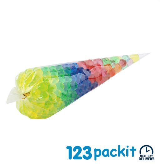 lot of 100 pcs clear cones perfect for candy carts sweets, party buffet decoration wedding LOT OF 100 pcs size 25 cm x 13 cm