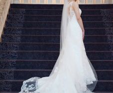 Kenneth Winston designer wedding dress