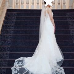 Kenneth Winston designer wedding dress