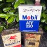 Vintage Mobil and Mobiloil Tins Image 2