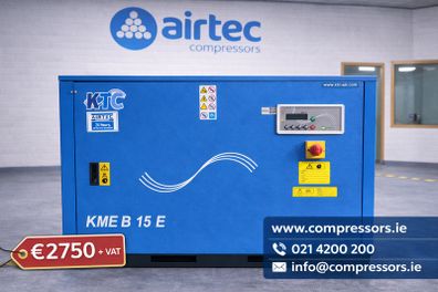 Compressor Pre-owned Ktc Kme B 15e Screw Compressor