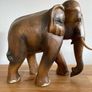 Large Wooden Elephant Image 3