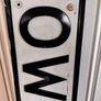 Vintage Heavy Metal "Stow Road" Street Sign Image 9
