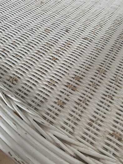 White Wicker Chest of Drawers