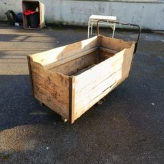 Antique Woollen Mill Trolley / Cart