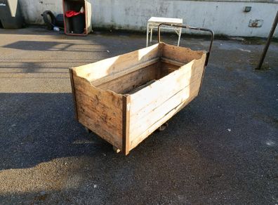 Antique Woollen Mill Trolley / Cart