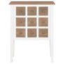 Sideboard White 54x30x80 cm Solid Wood Image 7