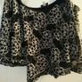 New Look Cropped Black Floral top Image 4