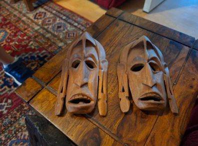 African wooden masks