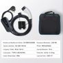 Portable EV Charger Type 2, 16A 3.7 kW, Electric Vehicle Car Charger with 8.6 m Charging Cable CEE 7 7 Plug LCD Screen IEC 62196 Home EV Charging Station with Carry Bag Charging Cable Hook Image 6