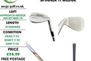 Cleveland RTX 6 Zipcore Wedge Aw 50 Degree.Mid.10 / Dynamic Gold Spinner Ti Wedge