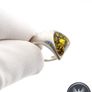 Sterling Silver Natural Baltic Amber  Ring Image 6