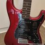 Bundle Like New: Fender Squier HSS, Epiphone Amp, Cover, Stand and Cover Image 3