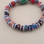 Vintage Venetian Style mix Glass Bead Bracelet Image 6