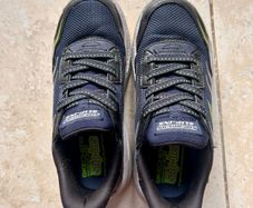 Skechers slip in boys shoes lights up