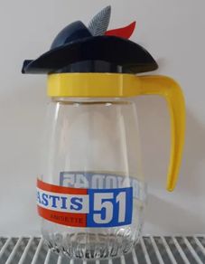 Vintage PERNOD Pastis glass pitcher jug c1951