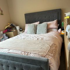 bed and mattress