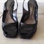 Black Designer Gianvito Rossi Jewelled Heels Image 5