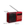 Mini Portable Radio Handheld Rechargeable Digital FM USB TF MP3 Player Speaker Devices Image 4