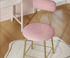 Dressing Table Chair Vanity Chair Pink  Stool